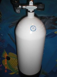 15L Tauchflasche mit Doppelventil
