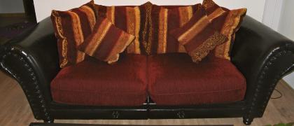 Polstersofa incl Hocker