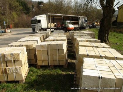 Sandstein Mauersteine, Natursteine, Sandsteinmauer 20*20*40