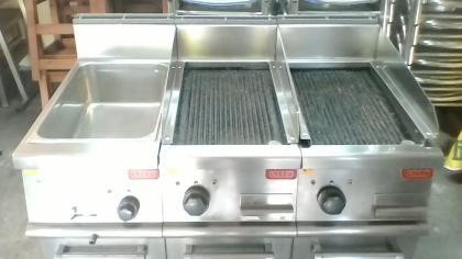 GASTRO DOPPEL-BRÄTER mit BAIN-MARIE 