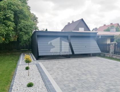 Blechgarage 6x5m Metallgarage Fertiggarage Lieferung und Montage kostenlos GP12