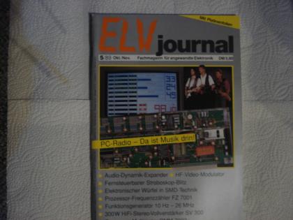 Elektronik Zeitschrift ELV-Journal mit Platinenfolien