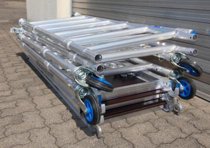 Rollbock Fahrgerüst Arbeitsplattform Rollgerüst bis 5, 50m Gerüst