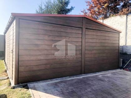 Blechgarage 6x6m Doppelgarage Fertiggarage Maßgeschneiderte Lösungen GP111
