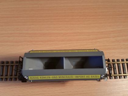 H0 Fleischmann 5511 Selbstentladewagen der SBB ALKAG Kohlewagen