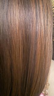 Malaysische Echthaar Mix Perücke Spitzenperücke Lace wig front glatt braun hellb