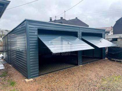  Blechgarage 7x6m  Doppelgarage Werkzeugschuppen Metallgarage  Günstige Preise G