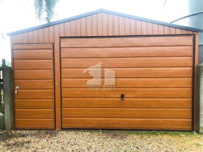  Blechgarage 6x6m Doppelgarage Metallgarage Fertiggarage Schnelle Lieferung ID95