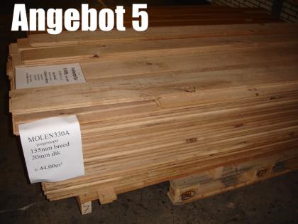 RESTPOSTEN LANDHAUSDIELEN AUS 100% MASSIVER EICHE  EINZELPALETTEN ZUM SONDERPREI
