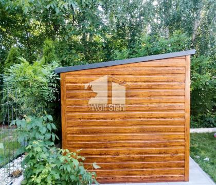  Gartenhaus 2x1,5m Schuppen für Garten in Holzoptik ID276
