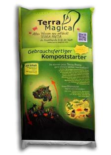 Terra Preta, schwarze Erde, zur Belebung ihres Gartenbodens
