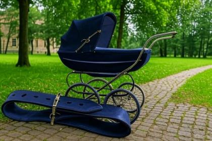 Starke farbige Design Lederriemen mit doppelter Metallschlaufe diversen Abmessun