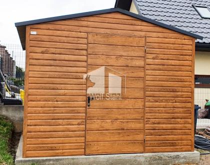 Gartenhaus 3x3m Schuppen für Garten Gerätehaus Holzoptik ID152
