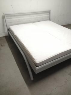 DIESAN Metall Holz Doppel Bett 180 x 200 cm