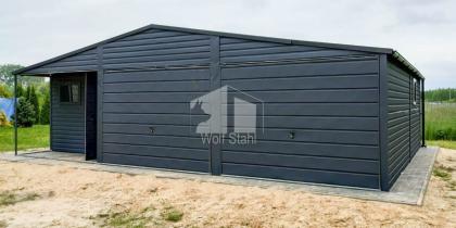 Blechgarage 9x6m Metallgarage Fertiggarage Garage nach Maß Gartenschuppen ID277 