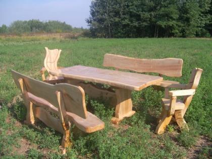 Massivholzmöbel für Esszimmer, Terrasse, 