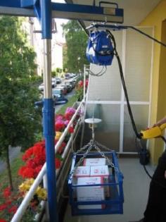Bauaufzug für Materialtransporte (NEUGERÄT)