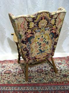 Antiker Ohrensessel 50er / 60er Jahre Sessel