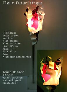 Licht Blüte – Licht Objekt – Leuchten mit Touchdimmer - Berührungsdimmer