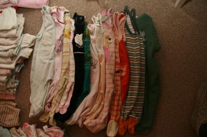 Babykleidung für Mädchen Kleiderpaket von 50 - 68 alles was das Kind im ersten h