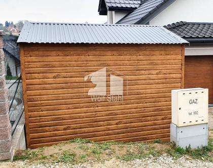 Gartenhaus 3x3m Schuppen für Garten Gerätehaus Holzoptik ID152