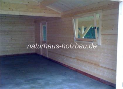 Garagen, individuelle Blockbohlengaragen in 50mm/70mm nordischer Blockbohlen