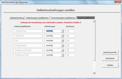 Bewerberauswahl mit der Excel Bewerbermatrix vereinfachen