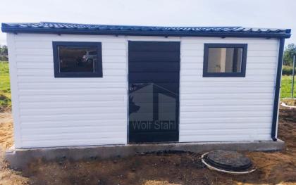 Gartenhaus 5,5x4m Gerätehaus Schuppen für Garten Transport + Aufbau gratis GP225