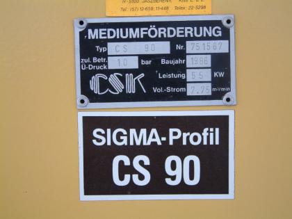 Sandstrahlanlage mit Käser CS90 Schraubenkompressoren zu verkaufen