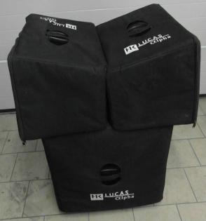 HK Audio Lucas Alpha Top Zustand Schutzhüllen + Stative