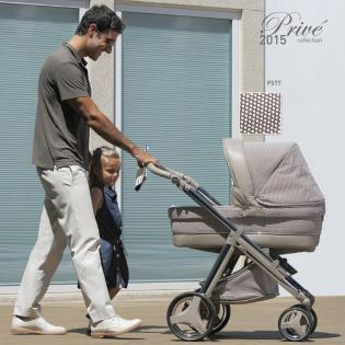Traumhaft schöner Kinderwagen mit Pünktchen (all-over) NEU von Bebecar