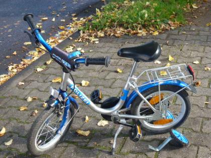 (108) POLIZEI 14 Zoll Rücktrittsbremse mit neuen Stützrädern