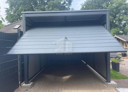 Blechgarage 3x8m Metallgarage Fertiggarage Garage nach Maß  GP107