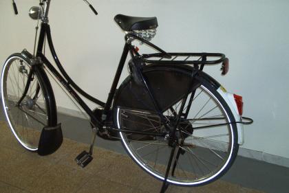 Garzelle Damenrad, Modell Nostalgie Popoulair, 28 er , schwarz, mit Stangenbrems