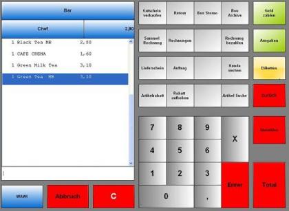 Kassensoftware Handel - mit vielen Extras wie Kassenbuch, Etikettendruck, Kunden