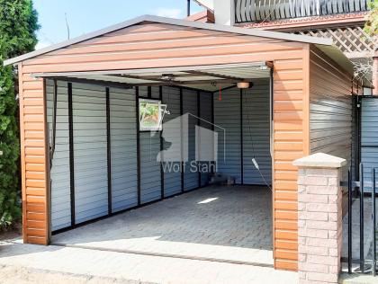  Blechgarage 3,5x6m Schwingtor  Transport + Aufbau gratis ID99 