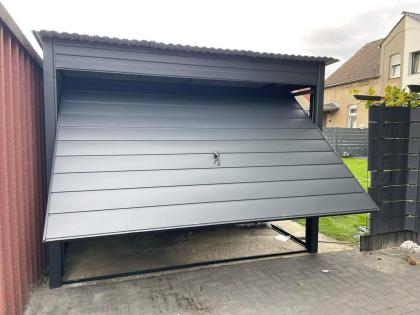 Blechgarage 3x6,5m Metallgarage Fertiggarage Werkzeugschuppen Günstige Preise 