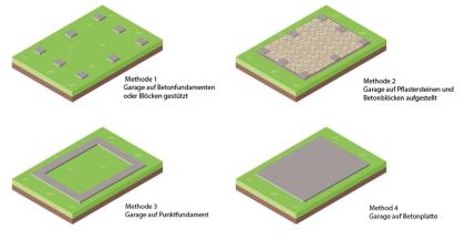 Blechgarage 11x6m Metallgarage Fertiggarage Lieferung und Montage kostenlos GP19