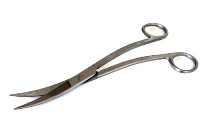 Wellenschere Wave Cutter gebogen 20cm - Aquariumschere aus Edelstahl fürs Aquasc