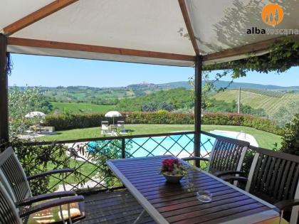San Gimignano, Ferienwohnung mit Pool