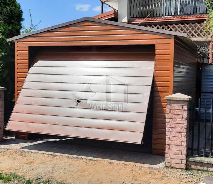  Blechgarage 3,5x6m Schwingtor  Transport + Aufbau gratis ID99 