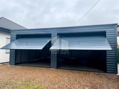  Blechgarage 7x6m  Doppelgarage Werkzeugschuppen Metallgarage  Günstige Preise G