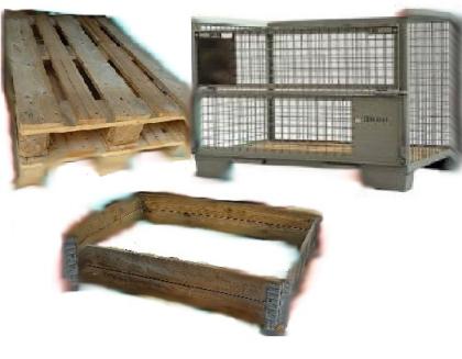 Palettenhandel, An-/Verkauf: Paletten (Euro, CP), Aufsatzrahmen, Gitterboxen u.a