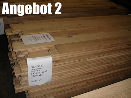RESTPOSTEN LANDHAUSDIELEN AUS 100% MASSIVER EICHE  EINZELPALETTEN ZUM SONDERPREI