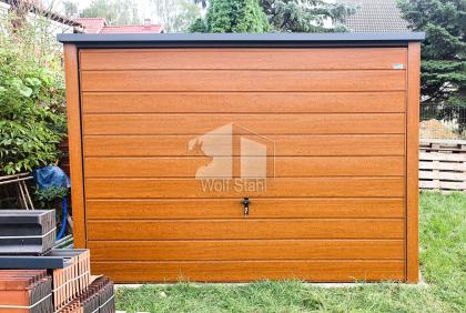  Blechgarage 3x5m Metallgarage Fertiggarage Schuppen für Garten Individuelle Pro