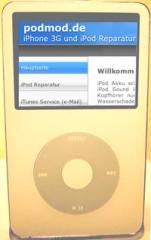 PODMOD Service- und Supportcenter für iPods
