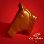 Schokoladen-Relief-Pferdekopf (Vollmilch)