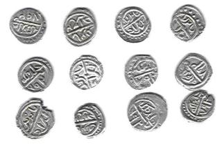 Ottomanische silber Münzen Sammlung.