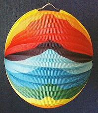 10 Lampions, Regenbogen