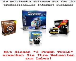 Die Multimedia Software Box für Ihr professionelles Internet Business